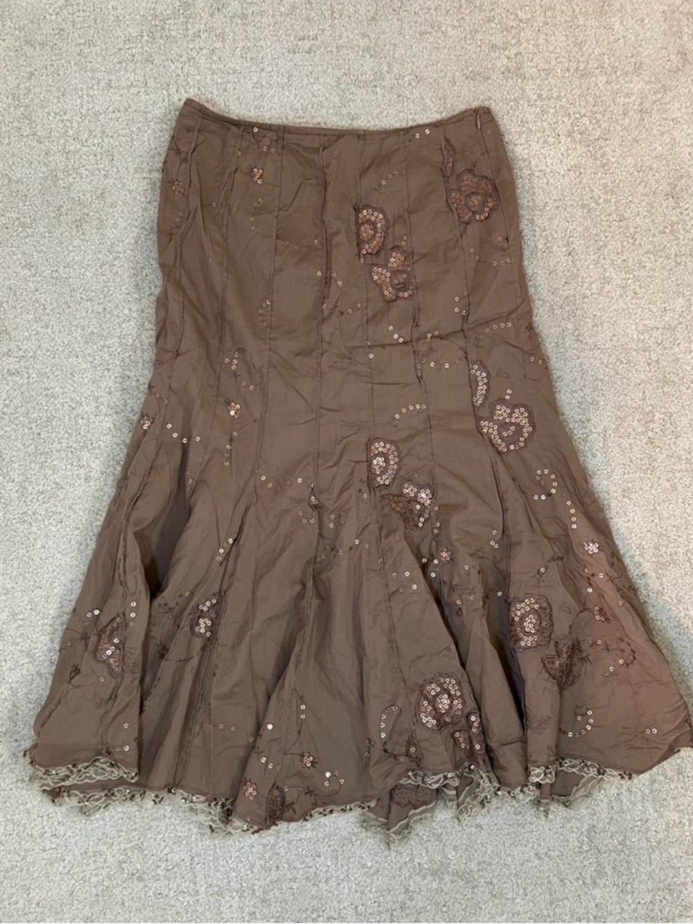 Brown Maxi Skirt